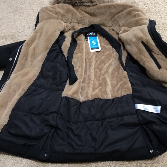 NWT! Zara size S black DuPont puffer jacket - Picture 11 of 14